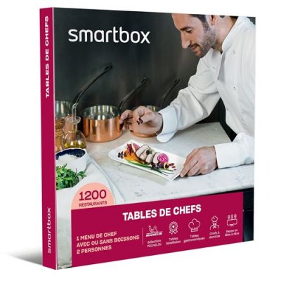 SMARTBOX Tables de chefs -  - coffret cadeau gastronomie