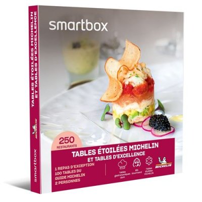 SMARTBOX Tables &eacute;toil&eacute;es MICHELIN et tables d'excellence