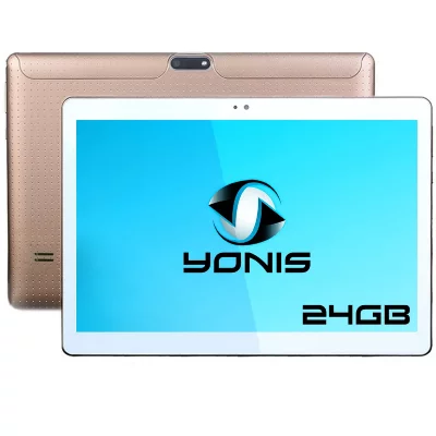 YONIS Tablette 10 Pouces 3G Android 5.1 Lollipop Dual Sim Quad Core Bluetooth 24 Go Or -  