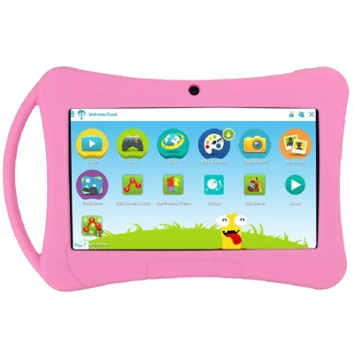 YONIS Tablette Enfant 7 Pouces Android 5.1 Lollipop Bluetooth Playstore Wifi Rose 16Gb -  