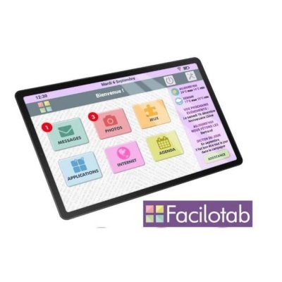FACILOTAB Tablette  L Galaxy 32 Go 10.1 pouces Noir