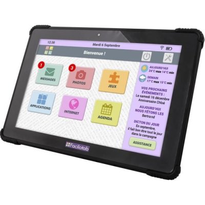 FACILOTAB Tablette  L Onyx 32 Go 10.1 pouces Noir