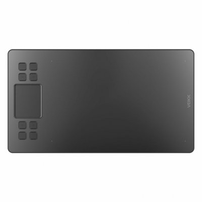 VEIKK Tablette Graphique A50 avec 8 Raccourcis et 1 Pav&eacute; Tactile, 10&times;6 Pouces,Noir