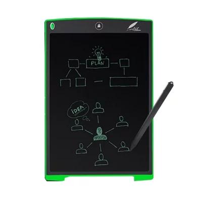 YONIS Tablette Graphique &Eacute;criture Dessin Enfant LCD 12 Pouces Vert -  