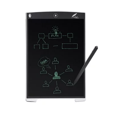 YONIS Tablette Graphique &Eacute;criture Dessin LCD 12 Pouces Blanc 