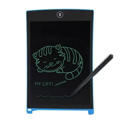 YONIS Tablette Graphique &Eacute;criture Dessin LCD 8.5 Pouces Bleu 