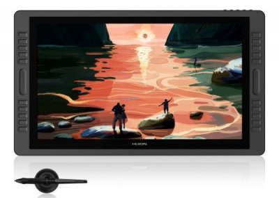 HUION Tablette graphique  Kamvas Pro 22 avec Stylet sans pile