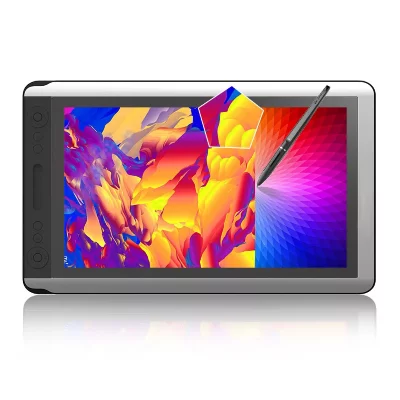 YONIS Tablette Graphique Ips 15.6 Pouces Stylet Sans Fil 14 Touches Barre Tactile