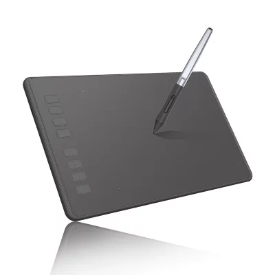 YONIS Tablette Graphique Windows Mac Os Palette Micro USB Stylo Sans Pile 5080 Lpi