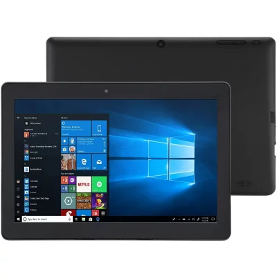  Tablette tactile 10 pouces windows 10 quad core 4go ram + 64go rom noir yonis