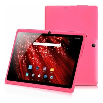 YONIS Tablette Tactile Android 4.4 Kitkat 7 Pouces Dual Core Dual Cam Flash Rose 8 Go -  