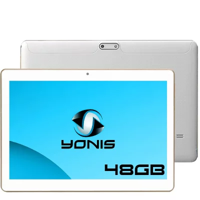 YONIS Tablette Tactile Android Lollipop 4G Quad Core 48 Go Double Sim 9.6 Pouces Blanc -  