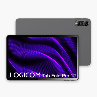 LOGICOM Tablette tactile  Tab Fold Pro 12 12"" 128 Go Gris