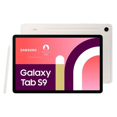SAMSUNG Tablette tactile  Galaxy Tab S9 11"" Wifi 128 Go Cr&egrave;me