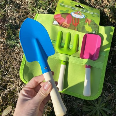 AC DECO Tablier d'outils de jardin pour enfant - coloris al&eacute;atoire