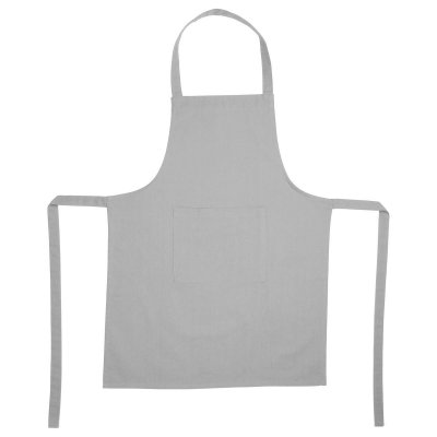 ATMOSPHERA Tablier de cuisine ""coton"" 80cm gris clair