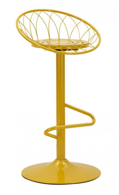 Tabouret De Bar Clox Moutarde 49 X 45x92