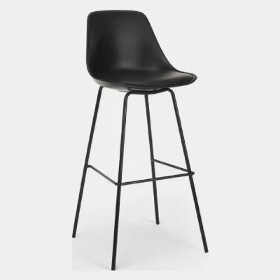 Tabouret de bar cuisine en m&eacute;tal avec coussin design moderne willis Superstool