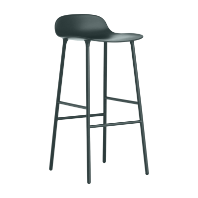 Tabouret de bar en acier et pp vert 75 cm Form - Normann Copenhagen