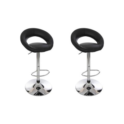 Tabouret de bar Sasha noir Atmosphera