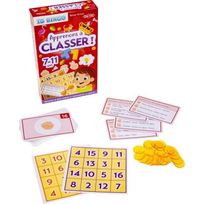 TACTIC  Apprenons &agrave; classer ! IQ Bingo - Jeu &eacute;ducatif fran&ccedil;ais 7+
