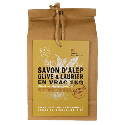 TADE Tad&eacute; Savon d'Alep en Vrac 1 kg - Paquet Savons en Vrac 1 kg