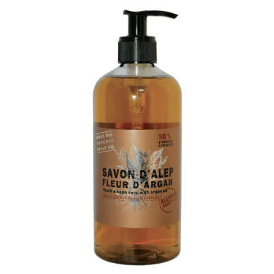 TADE Tad&eacute; Savon d'Alep Liquide Fleur d'Argan - 500 ml - Flacon-Pompe 500 ml