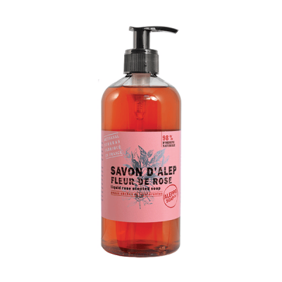TADE Tad&eacute; Savon d'Alep Liquide Fleur de Rose - 500 ml - Flacon-Pompe 500 ml