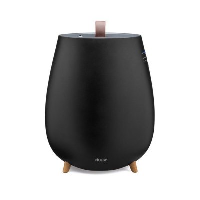 DUUX Tag 2 Noir - Humidificateur &agrave; Ultrasons - 2,5L Capacit&eacute; - 250ml/h - 30m&sup2;