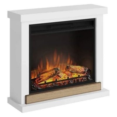 TAGU  Chemin&eacute;e &eacute;lectrique &agrave; poser 1500 W avec cadre en bois Hagen