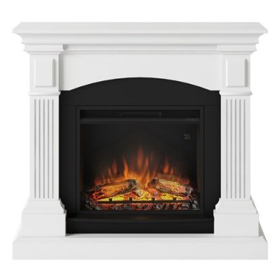 TAGU  Chemin&eacute;e &eacute;lectrique d&eacute;corative Magna Blanche - Powerflame