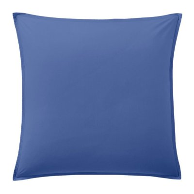 HOUSSE DE REVE Taie D'oreiller 100% Percale De Coton Lav&eacute; 80 Fils 65x65 Cm Bleu Lagon