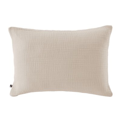 ALTOBUY Taie d'oreiller 50x70cm gaze de coton coloris Pampa - INALIA -