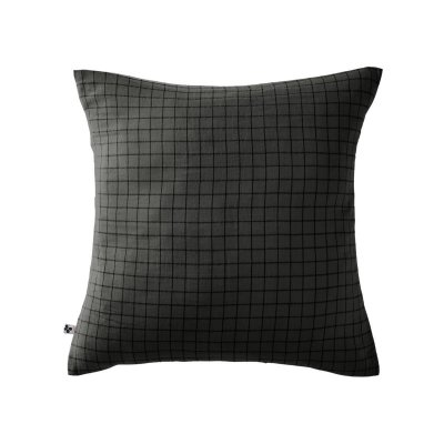 ALTOBUY Taie d'Oreiller 60x60cm Gaze de Coton Sapin &agrave; Petits Carreaux - OUREA MOTIF -