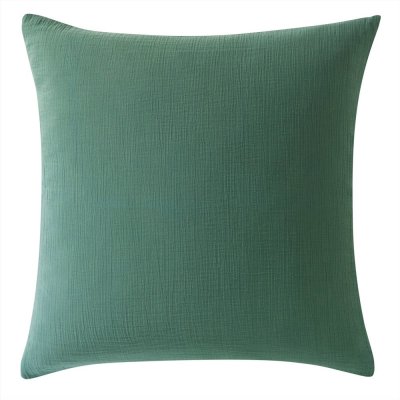 BECQUET Taie D'oreiller 65x65 En Gaze De Coton Vert C&eacute;ladon