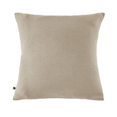 ALTOBUY Taie d'oreiller 80x80cm en coton nid d'abeille coloris Ficelle - ALMARA -