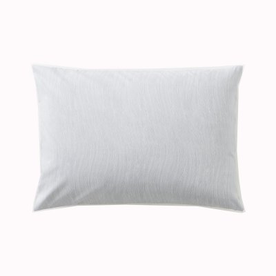 A DEMAIN Taie d'oreiller bicolore en polyester gris 50x70