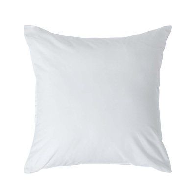 HOMESCAPES Taie d'oreiller Blanc 100% coton Egyptien 200 fils 40 x 40 cm