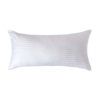 HOMESCAPES Taie d'oreiller Blanc 100% coton Egyptien 330 fils 40 x 80 cm