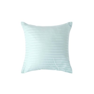 HOMESCAPES Taie d'oreiller Bleu 100% coton Egyptien 330 fils 40 x 40 cm
