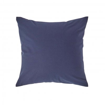HOMESCAPES Taie d'oreiller Bleu Marine 100% coton Egyptien 200 fils 40 x 40 cm