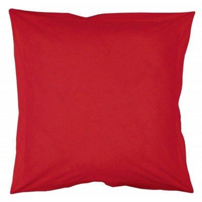 DOUCEUR D INTERIEUR Taie d'oreiller coton INTIMITY 63x63 cm coquelicot