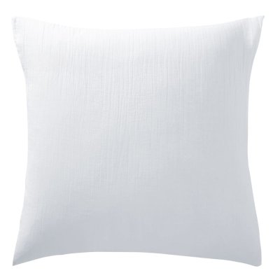 BECQUET Taie d'oreiller DOUBLE GAZE blanc en gaze de coton