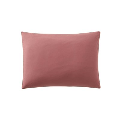 ESSIX Taie d'oreiller en coton Bons Jours Rose indien / Rose solaire 50x70 cm