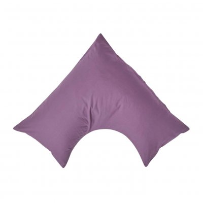 HOMESCAPES Taie d'Oreiller en coton &eacute;gyptien forme V Raisin - 200 fils