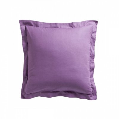 TODAY Taie d'oreiller en percale de coton - 75 x 75 cm - Violet