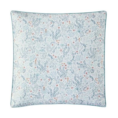 ESSIX Taie d'oreiller en Percale de Coton, sous l'oc&eacute;an, 65x65 cm, 