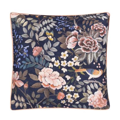 DESIGNERS GUILD Taie d'oreiller en satin de coton Porcelain de Chine 65x65 cm