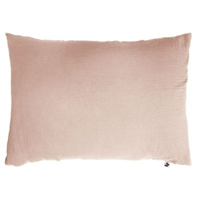 HOME COLLECTION Taie d'oreiller gaze de coton guimauve 50x70 cm