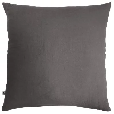 HOME COLLECTION Taie d'oreiller Gris 60x60  785079 - Gris